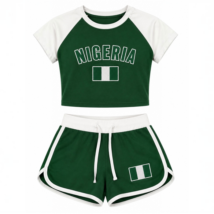 Nigeria Shorts Sets