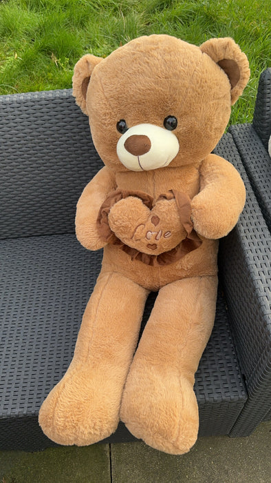 Brown 100cm I love you bear