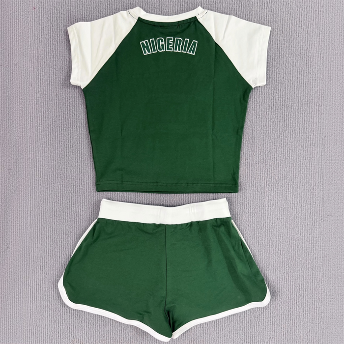 Nigeria Shorts Sets