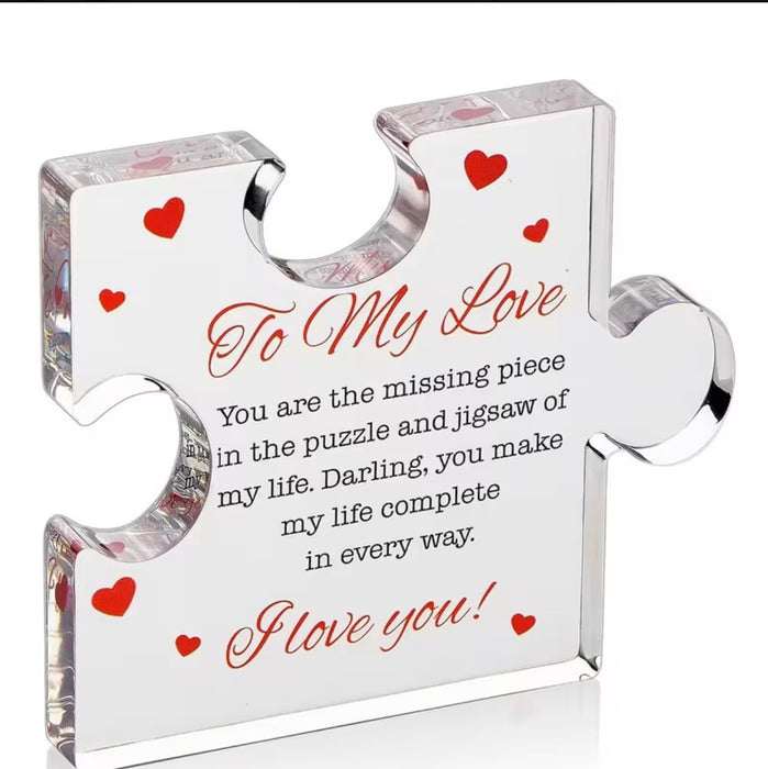 For My Love Plaque
